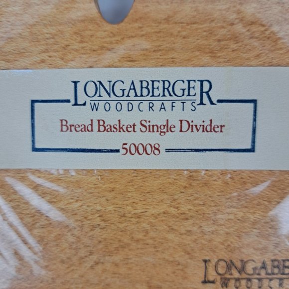 Longaberger Woodcrafts Bread and Cracker Basket Single Dividers New in Package - Picture 5 of 11